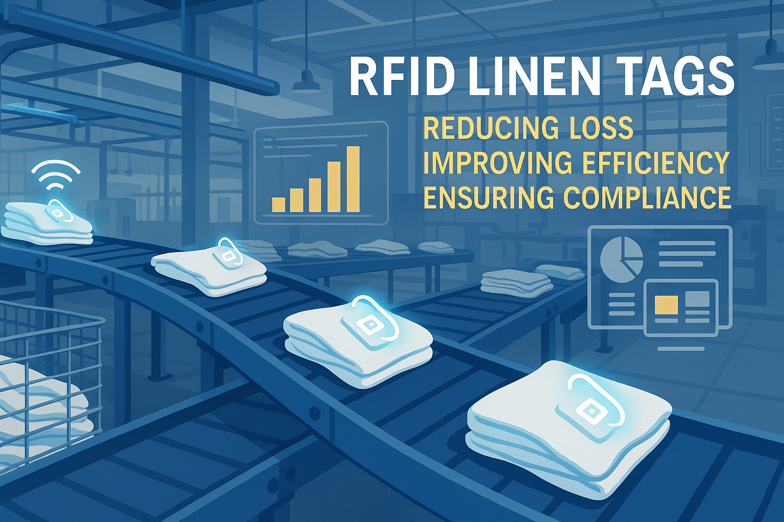 Étiquette RFID pour linge