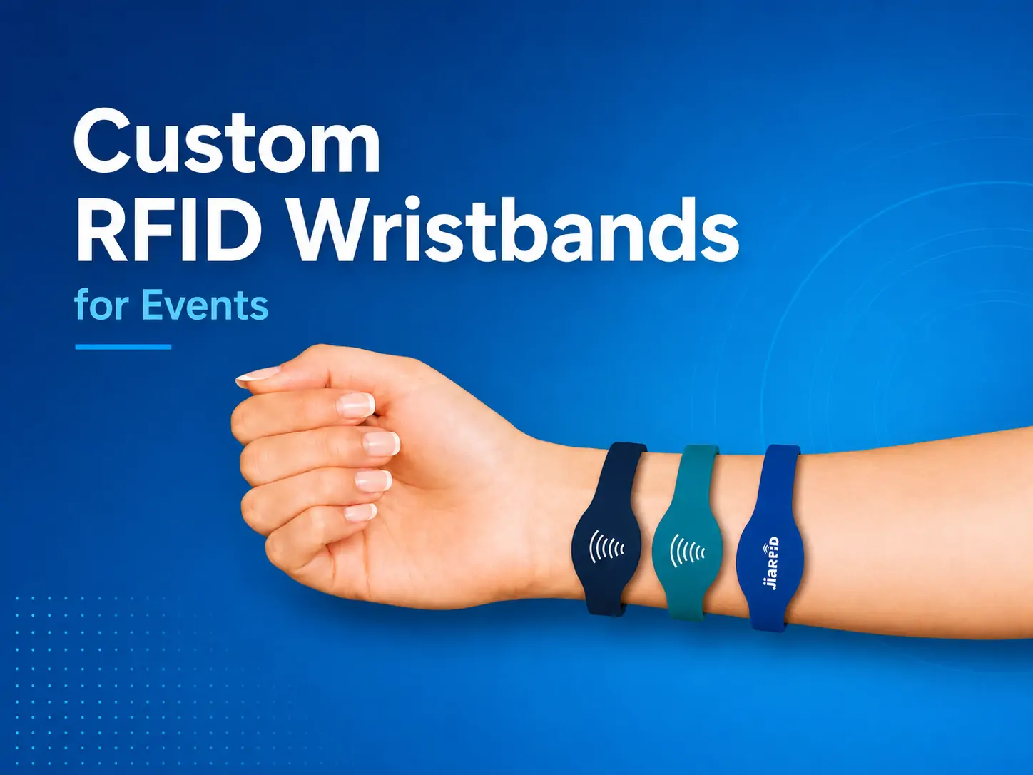 Individuell gestaltete RFID-Armbänder