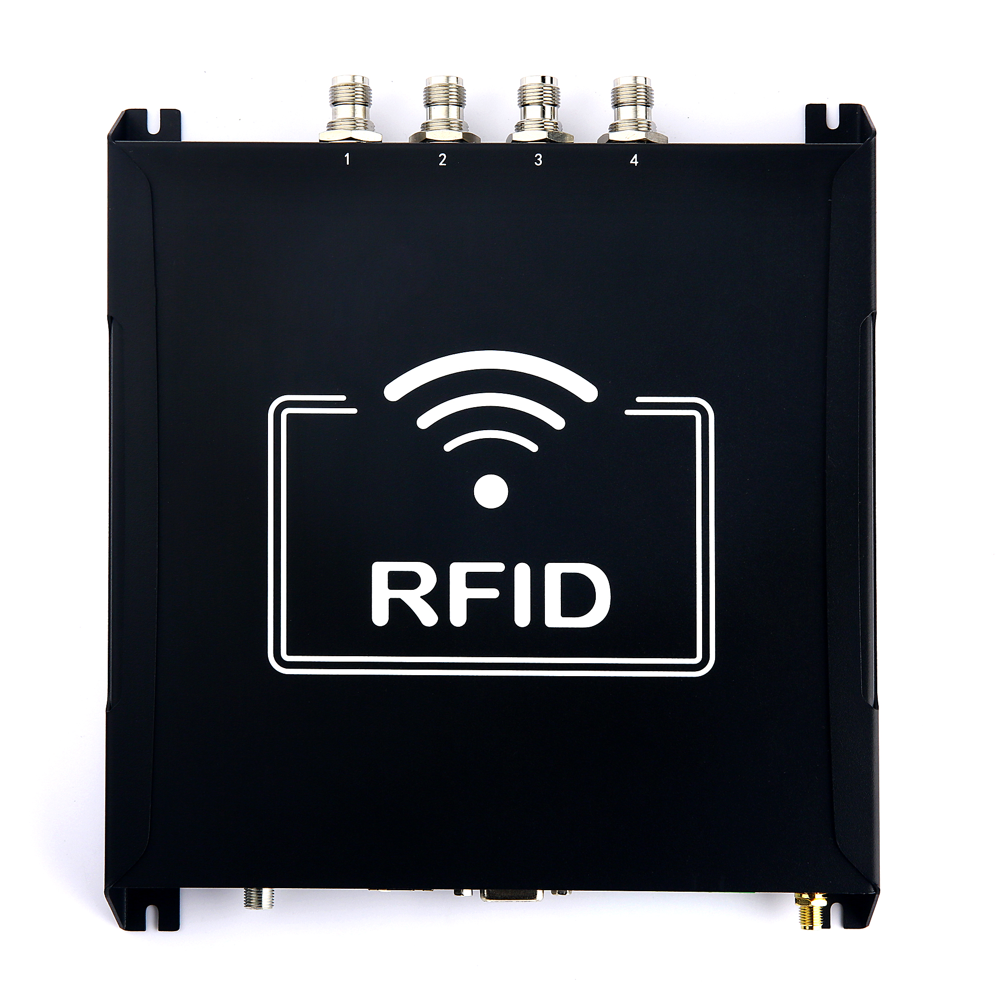 Fastmonteret RFID-læser med 4 porte Fastmonteret RFID-læser med 4 porte